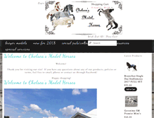 Tablet Screenshot of chelseasmodelhorses.com